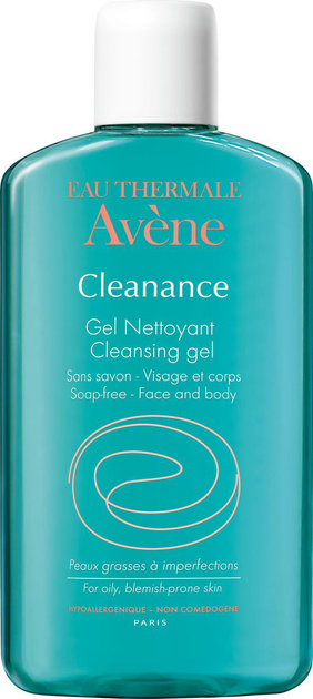 Очищуючий гель для обличчя і тіла Avene Cleanance 200 мл (3282779365529) - зображення 1