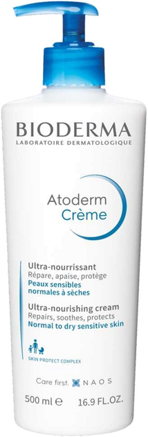 Krem do ciała Bioderma Atoderm nawilżający 500 ml (3701129804308 / 3401399373466) - obraz 1