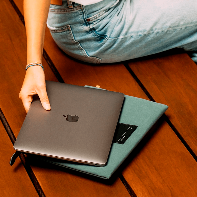 Чехол Native Union W.F.A Stow Lite 13" Sleeve Case Slate Green for MacBook Pro 13 M1/M2"/MacBook Air 13" M1 (STOW-LT-MBS-SLG-13) - изображение 3