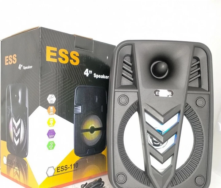 Портативная колонка-миниатюра ESS-105 в стиле чемоданчика c USB/MicroSD/TF/FM/Bluetooth/светомузыкой Для iPOD, iPhone, Android, iPAD, смартфонов - изображение 4