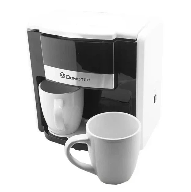 Кофеварка DOMOTEC MS0705 500Вт 2 чашки Белый - изображение 3