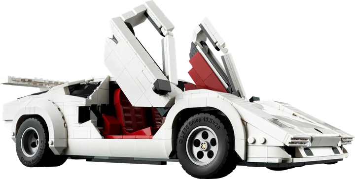 Zestaw klocków LEGO Icons Lamborghini Countach 5000 Quattrovalvole 1506 elementów (10337) - obraz 5