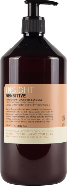 Odżywka Insight Sensitive do wrażliwej skóry głowy 900 ml (8029352354281) - obraz 1