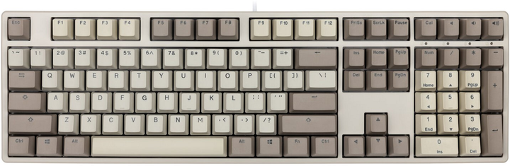 Клавіатура дротова Ducky Origin Cherry MX Speed Silver USB Vintage (DKOR2308A-CPUSPDOEVINHH1) - зображення 1