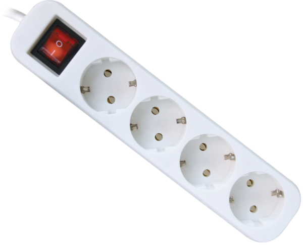 Мережевий фільтр Defender S450 5.0 m 4 роз Switch White UA (992390) (6922311) - изображение 3