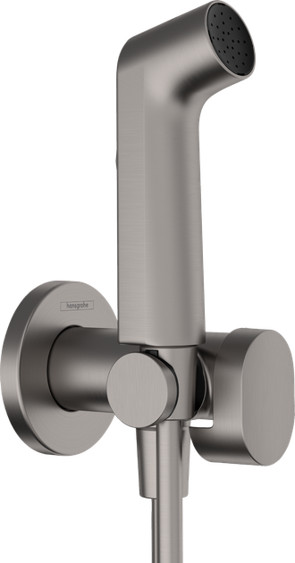 Гарнитур гигиенический HANSGROHE S 29232340, хром сатин - Фото 1 Гарнитур гигиенический HANSGROHE S 29232340, хром сатин - изображение 1