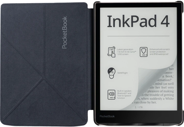 Обкладинка PocketBook для PocketBook 743 Origami Cover Black (H-SO-743-K-WW) - зображення 5