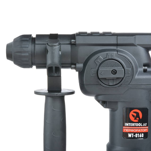 Перфоратор 900 Вт, 3.5 Дж, 0-930 об/мин, 0-5100 уд/мин, 3 режима INTERTOOL WT-0160 - изображение 4