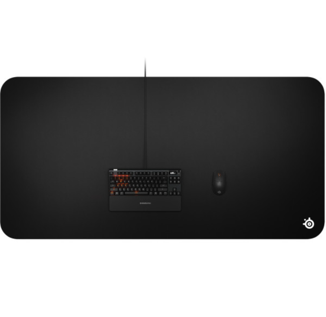 Ігрова поверхня килимок для мишки SteelSeries QcK 5XL ETAIL 1600x800x3мм Black (63858) - зображення 4