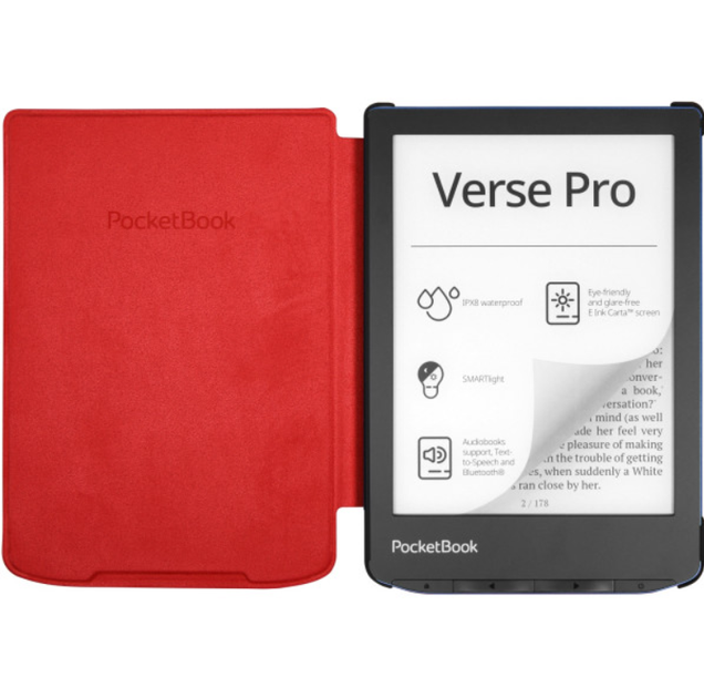 Обкладинка для електронної книги PocketBook 6'' Shell cover 629/634 Red (H-S-634-R-WW) - зображення 4