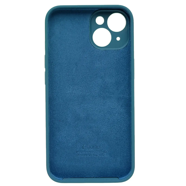 Чехол Fiji Silicone Case Full Camera для Apple iPhone 15 бампер накладка с защитой камеры Blue Cobalt - Фото 2 Чехол Fiji Silicone Case Full Camera для Apple iPhone 15 бампер накладка с защитой камеры Blue Cobalt - изображение 2