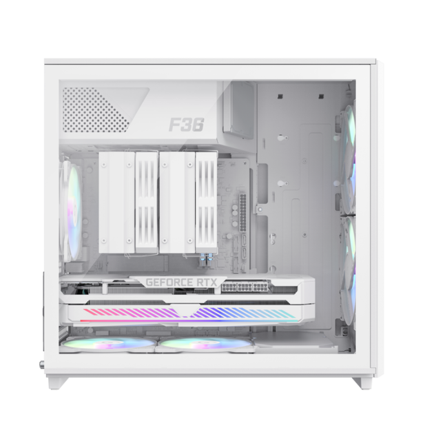 Корпус для комп'ютера GameMax F36 WH без БЖ Білий - зображення 4