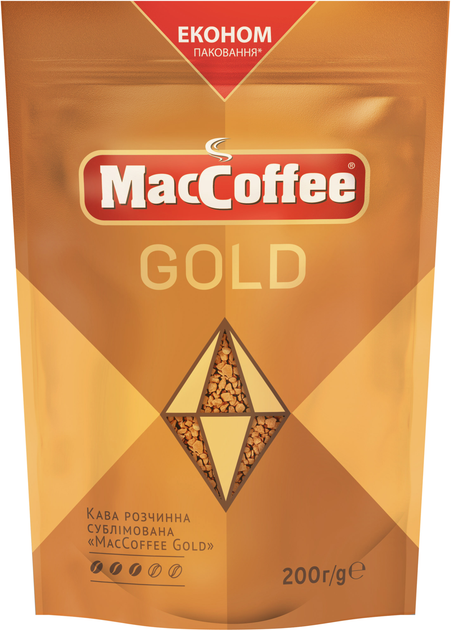 Акція на Кава MacCoffee Gold 200 г від Rozetka