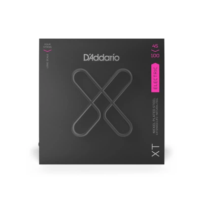 Струни для гітари D'Addario XT Bass Nickel Plated Steel Regular Light (45-100) (XTB45100) - Фото 1 Струни для гітари D'Addario XT Bass Nickel Plated Steel Regular Light (45-100) (XTB45100) - зображення 1