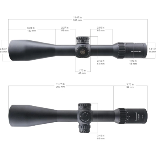 Оптичний приціл Vector Optics Continental 5-30x56 (34mm) FFP Ranging (SCFF-41) - зображення 2