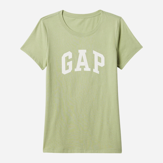Футболка бавовняна жіноча GAP 417797-14 S Світло-зелена (1200135862019) - зображення 5