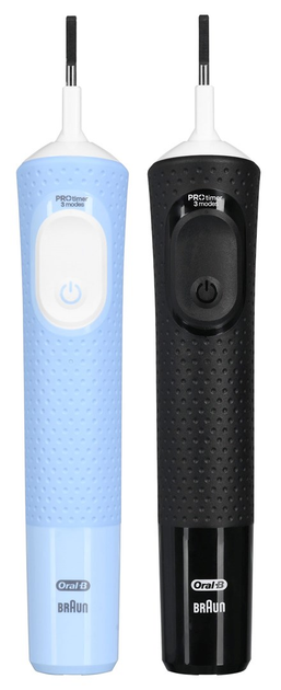 Набір електричних зубних щіток Oral-b Braun Vitality Pro D103 Black / Blue (4210201446514) - зображення 2