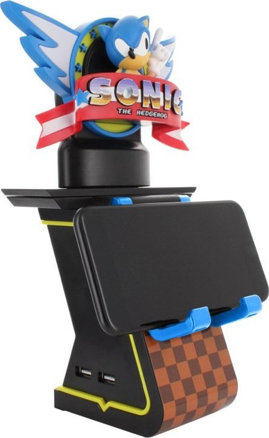 Stojak na telefon Exquisite Gaming z ładowarką i lampką Sonic Ikon (5060525895395) - obraz 13