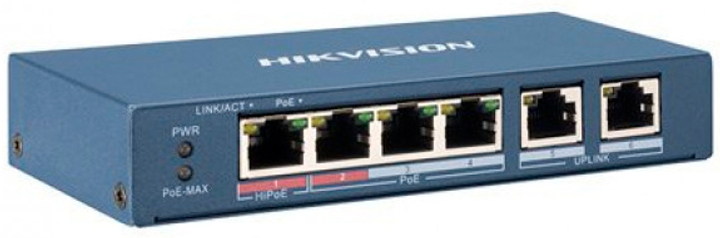 Комутатор Hikvision DS-3E0106P-E/M - зображення 2