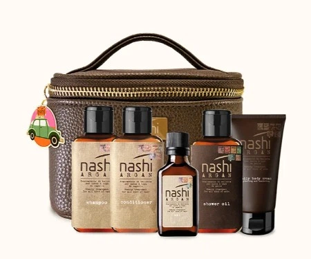 Набір для волосся і тіла у дорогу / для подорожей Nashi Argan