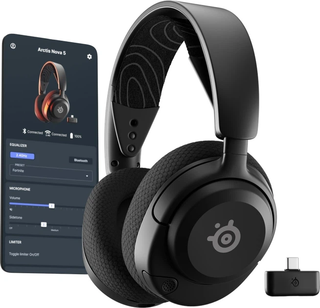 Игровая гарнитура SteelSeries Arctis Nova 5 Black MultiPlatform