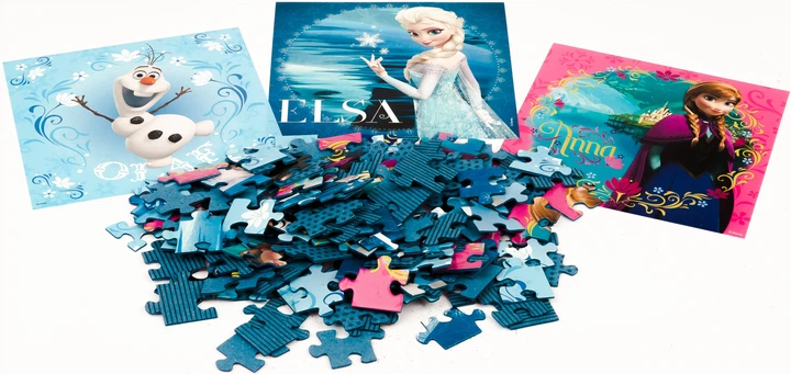 Пазл-3х49 Ravensburger Дісней Ельза, Анна і Олаф (09269R) - зображення 4