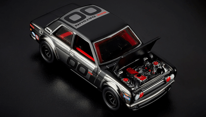Машинка Premium Hot Wheels Datsun 510 BRE Racing Red Line Club RLC