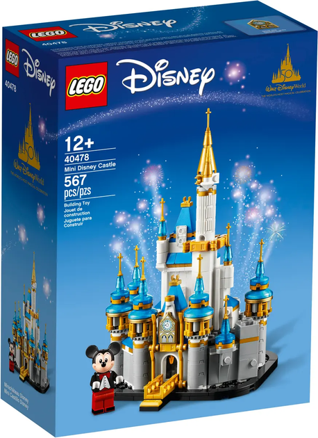 Конструктор LEGO Disney Мініатюрний замок Діснея 567 елементів (40478) - зображення 1