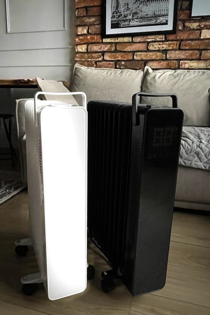 Масляный обогреватель SUNTECH Loft TI-1100В 2500W | 11 секций, черный - изображение 7