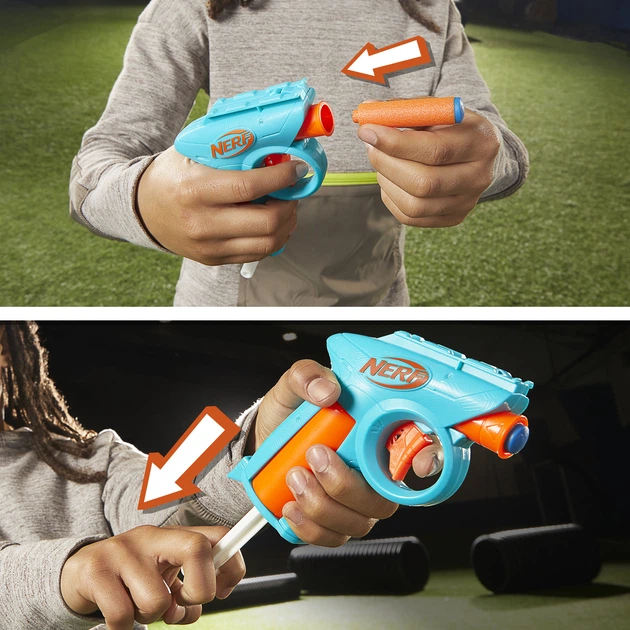 Набор Hasbro из 3-х игрушечных бластеров и 18 стрел серии Nerf N Series (F8633) - изображение 12