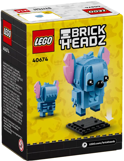 Zestaw klocków LEGO Brickheadz Stitch 152 elementy (40674) - obraz 4