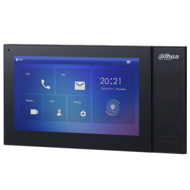 Комплект IP домофона Dahua Standart DHI-VTO2211G-WP + DHI-VTH2421FB-P - Фото 2 Комплект IP домофона Dahua Standart DHI-VTO2211G-WP + DHI-VTH2421FB-P - изображение 2
