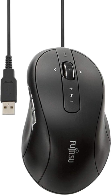 Компьютерная мышь Fujitsu M960 Черная Б/В - изображение 2