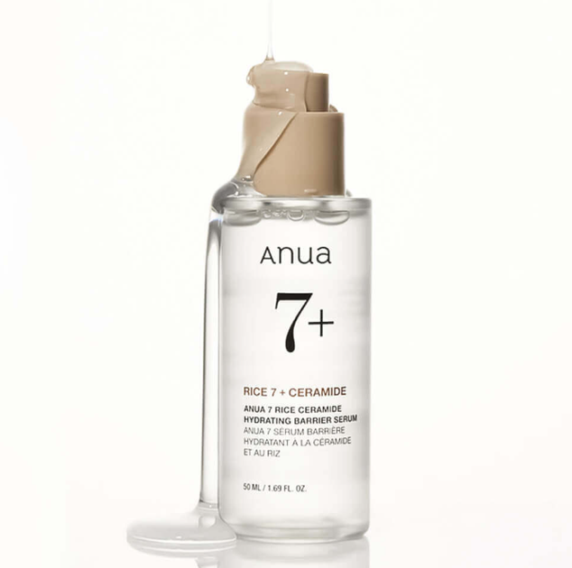 Сыворотка для сияния кожи с рисом Anua Rice 7 Ceramide Hydrating Barrier Serum 50ml - изображение 2
