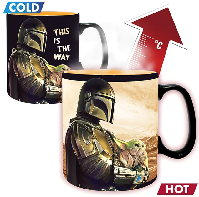 Чашка хамелеон ABYstyle Mandalorian Mando (Мандалорець) (3665361064749) - зображення 1