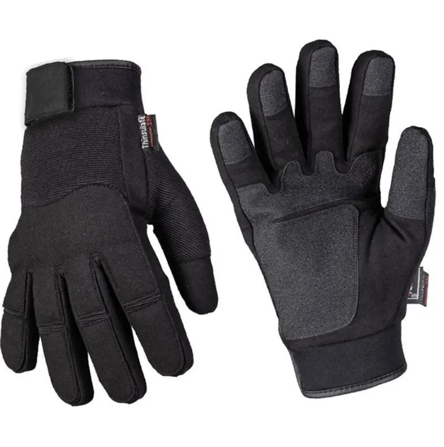 Перчатки тактические зимние с мембраной Mil-tec 12520802 Черные Army Gloves Winter Thinsulate размер XL - изображение 1