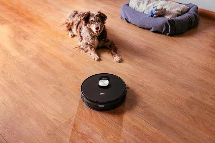Робот-пилосос миючий Beko RoboSmart Pro VRR84314VB Функція миття підлог Створення картки приміщення 65 дБ - зображення 8