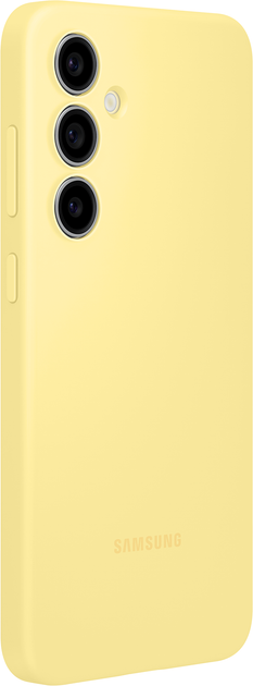 Панель Samsung Silicone Case для Samsung Galaxy S24 FE Yellow (EF-PS721CYEGWW) - зображення 3