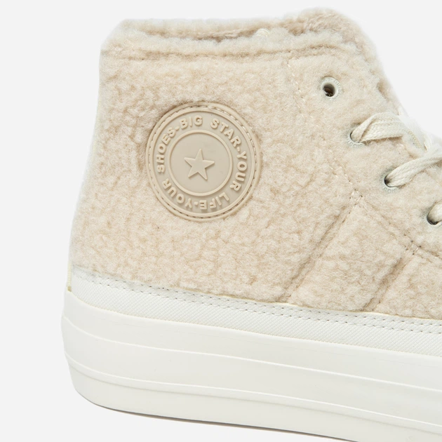 Trampki damskie za kostkę Big Star Oo274A444 801 38 Beżowe (5900714812744) - obraz 3