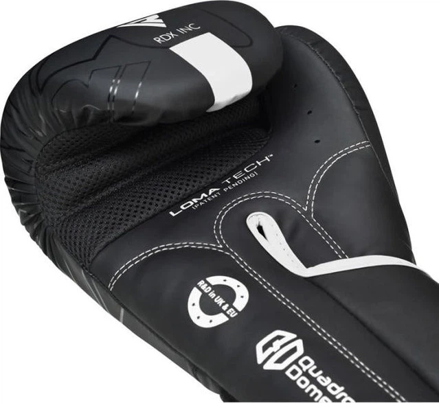 Боксерские перчатки RDX F6 Kara Matte 14 унций (капа в комплекте) White (BGR-F6MW-14OZ) - изображение 9