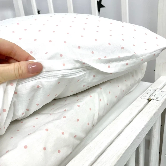 Детское постельное белье 120х60 см Oh My Kids "Simple Dots" - изображение 2