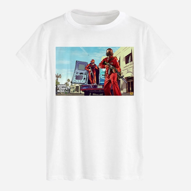 Футболка бавовняна довга чоловіча Likey GTA 5 M150-2510 XS Біла від Rozetka на платформі USKIDKA Акція на Футболка бавовняна довга чоловіча Likey GTA 5 M150-2510 XS Біла від Rozetka