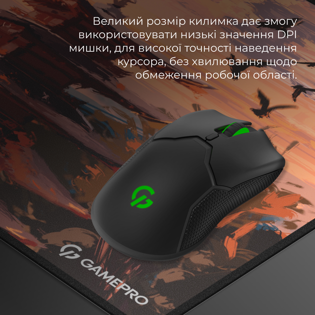 Ігрова поверхня GamePro MP275J Speed/Control 900 x 400 х 3 мм Black - зображення 8
