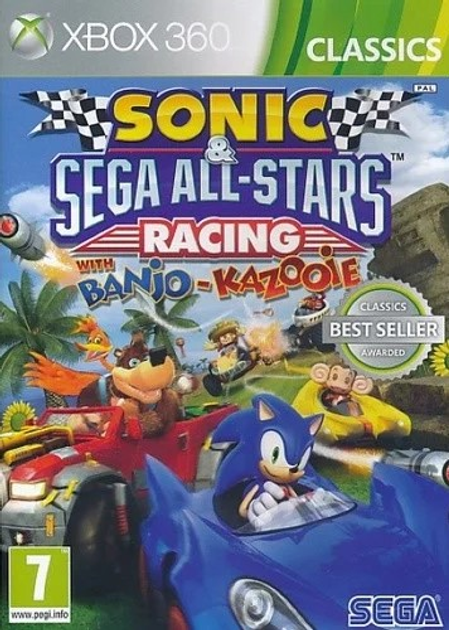 Gra Xbox 360 Sonic & SEGA All-Stars Racing w. Banjo & Kazooie Classics (płyta Blu-ray) (5055277014002) - obraz 1