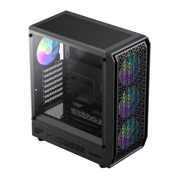 Корпус GAMEMAX Forge AB Tower E-ATX без блока живлення Черный - зображення 4