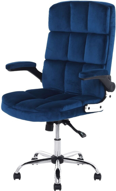 Fotel biurowy OTE Hermes Granatowy (OTE-FOT-HERMES-VELVET-DARK BLUE) - obraz 3