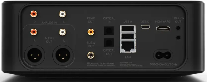 Музыкальный стример Bluesound NODE ICON с BluOS Black (N530BLKUNV) - изображение 4