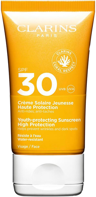 Сонцезахисний крем для обличчя Clarins SPF30 50 мл (3666057217333) - зображення 1