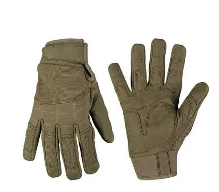 Рукавички тактичні MIL-TEC "ASSAULT GLOVES" Олива12519501 розмір S - зображення 1