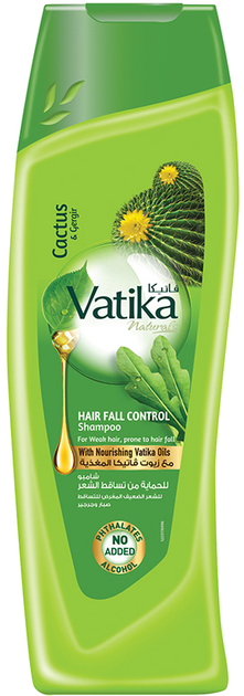 Акція на Шампунь Dabur Vatika Укріплення та живлення з диким кактусом для ламкого волосся 400 мл від Rozetka